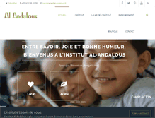 Tablet Screenshot of al-andalous.fr